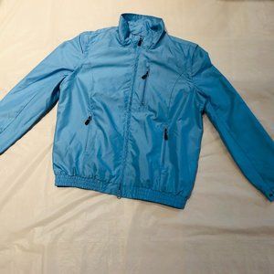 TRES BIEN WOMEN's JACKET S Small / Blue / Detachable Sleeves / Wind Breaker Coat